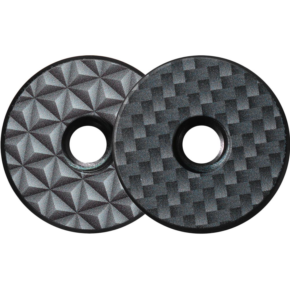 

2pcs Bicycle Headset Stem Caps Titanium Alloy Dust Cover for Mountain Bikes Road Cycling Accessories Wear Resistant Sturdy