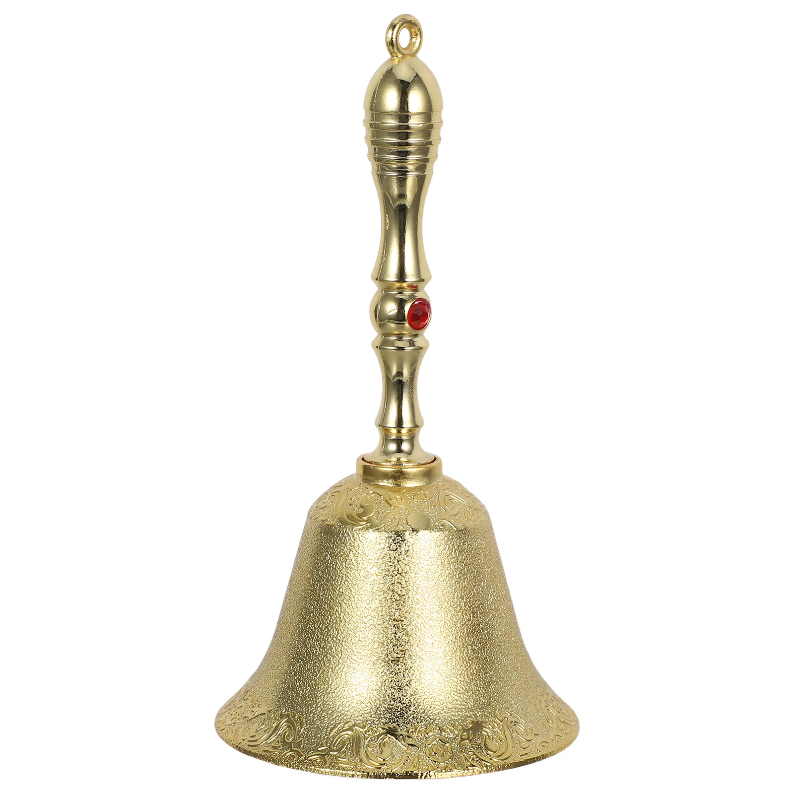 

Handheld Bell Vintage Metal Hand Bell with Comfortable Handle for Christmas Decoration Service Call Restaurant Dining Use