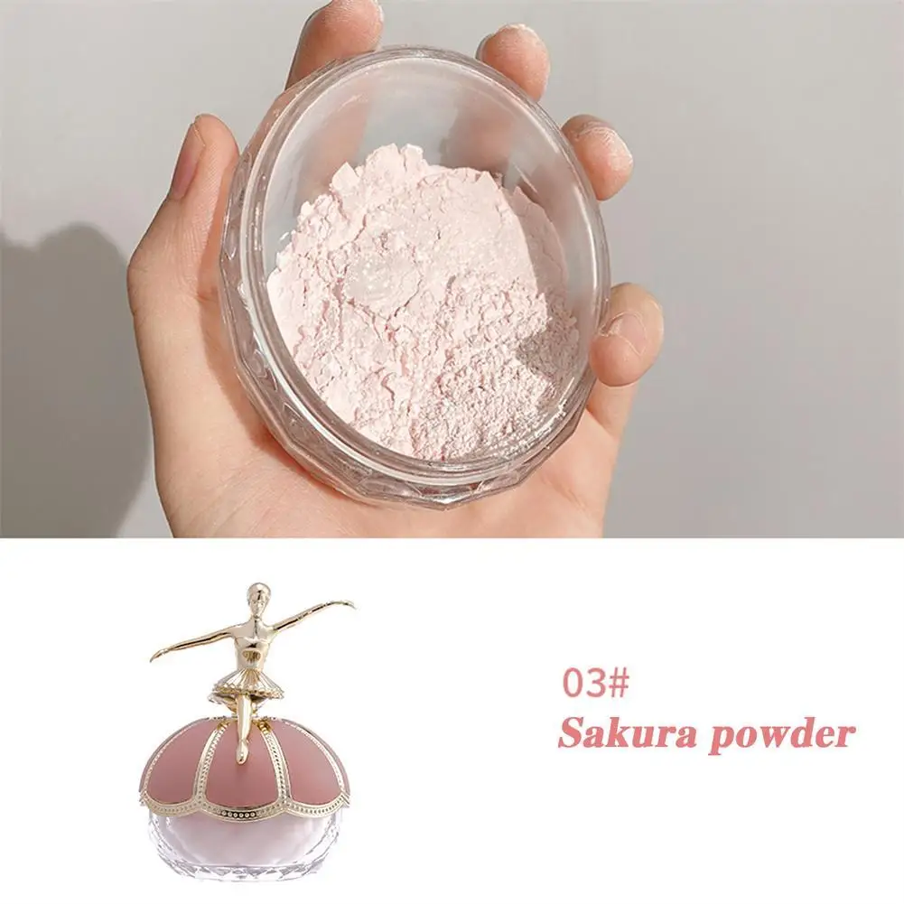 Creative Loose Powder Ballerina Makeup Loose Powder Long-lasting Waterproof Natural Whitening Makeup Matte Invisible Pore C Z5A1