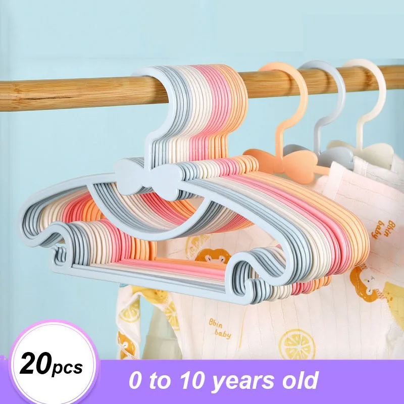 

10/20pcs Butterfly Baby Hangers For Children Clothes Hanger Outer Shirt Organizer Home Kid Clothes Drying Rack Save Space