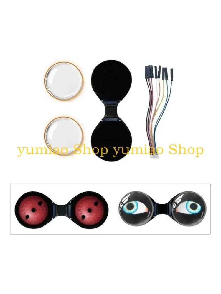 

587B Double Eye 0.71" Circular LCD Module, 160x160 4-Line SPI Connection Electronic