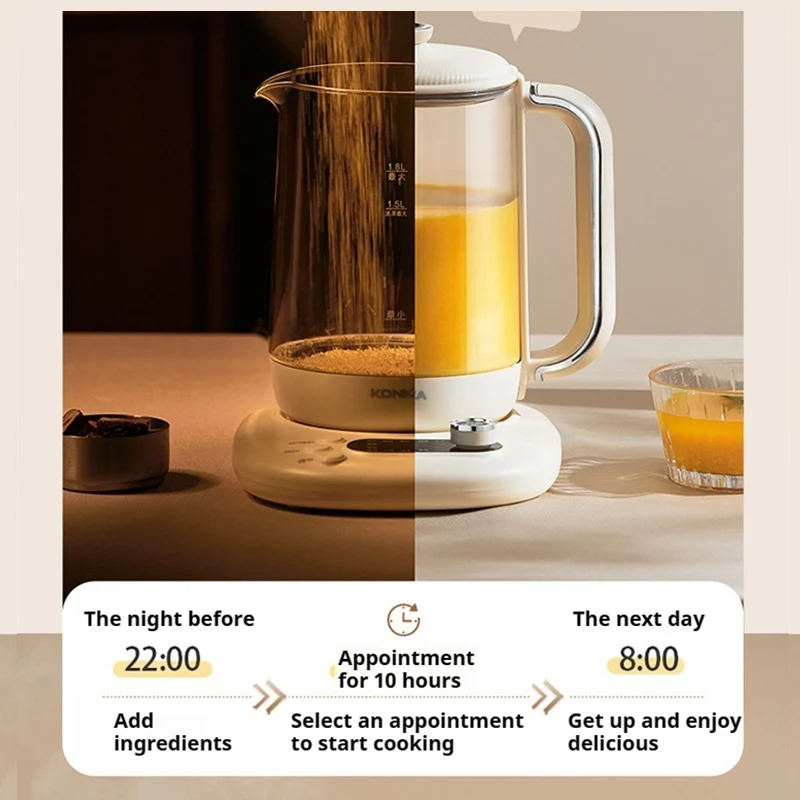 Home use glass health pot multifunctional kettle decoction pot tea maker gift