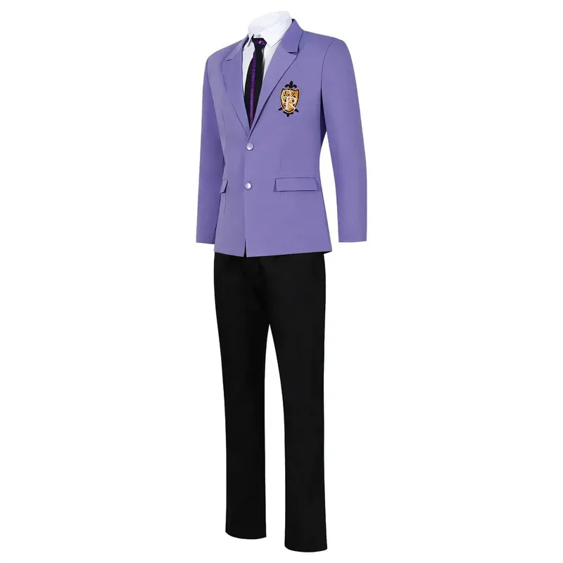 

CyAnime Ouran High School Host Club Suou Tamaki Fujioka Haruhi School Uniform Cosplay Costume Unisex Halloween Party Suit 2025