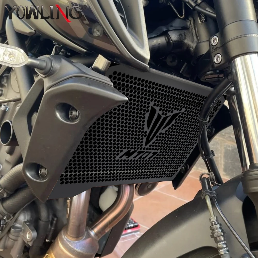 

2024 For Yamaha MT-07 MT07 2018-2019-2020-2021-2022-2023 adiator Guard Grille Cooler Cover Motorcycle For FZ-07 FZ07 2018-2020