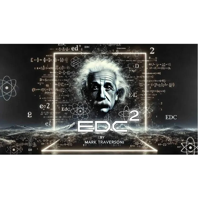 EDC Squared Gimmicks von Mark Traversoni Card Magic and Trick Decks Street Magic Tricks Close Up Magia Requisiten Illusions Funny Game