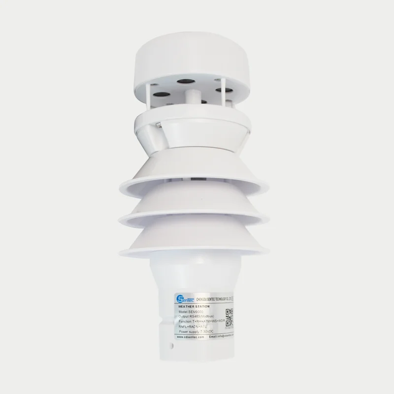 SEM9000 RS485/232 Meteorological Weather Station to Mearsure Radiation/UV/PM2.5 PM10/Rainfall Professional Instrument
