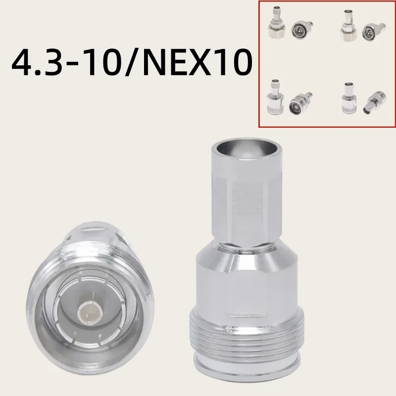 1pcs/LOT（mini din) 4.3-10 to NEX10 Male Female test adapter RF straight adapter