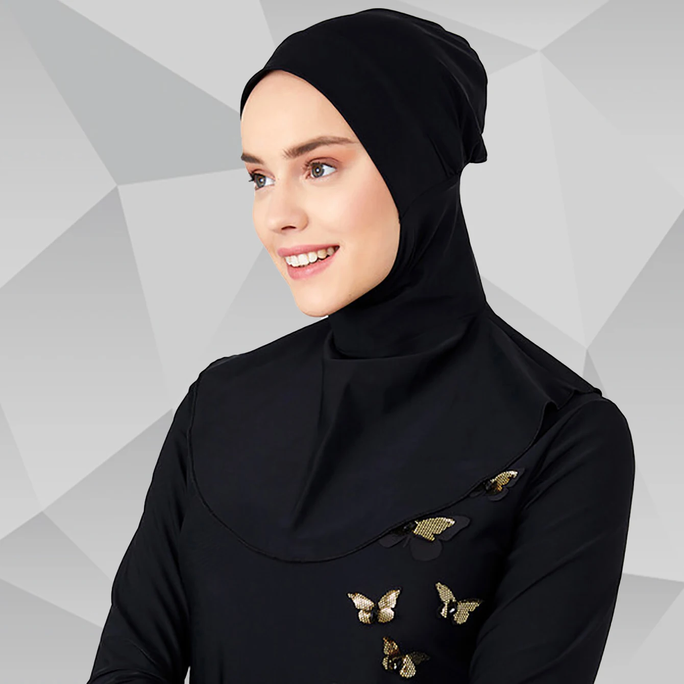 Hijabs Sportifs Islamiques Modal pour Femmes, Turbans Instantanés de Forme Cylindrique, Tête Instantanée Musulmane Ronde