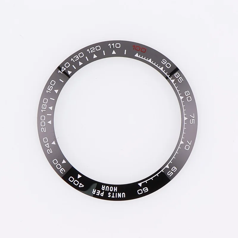 38.5mm High-quality Ceramic Daytona Black Bezel Insert Watch Ring Accessories Replacement Parts