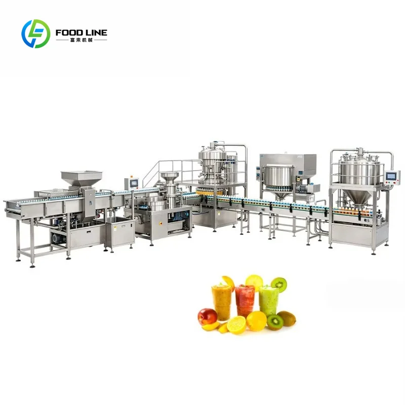 Small Scale Automatic Juice Production Line for Mango Orange Apple Juice Making Machine Beverage Custom