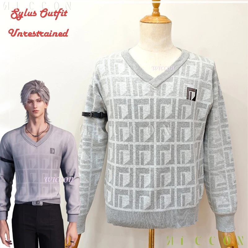 أزياء الهالوين الحب والعميق سيلوس أزياء تنكرية غير مقيدة سترة محبوكة بدلة زوجين ملابس غير رسمية