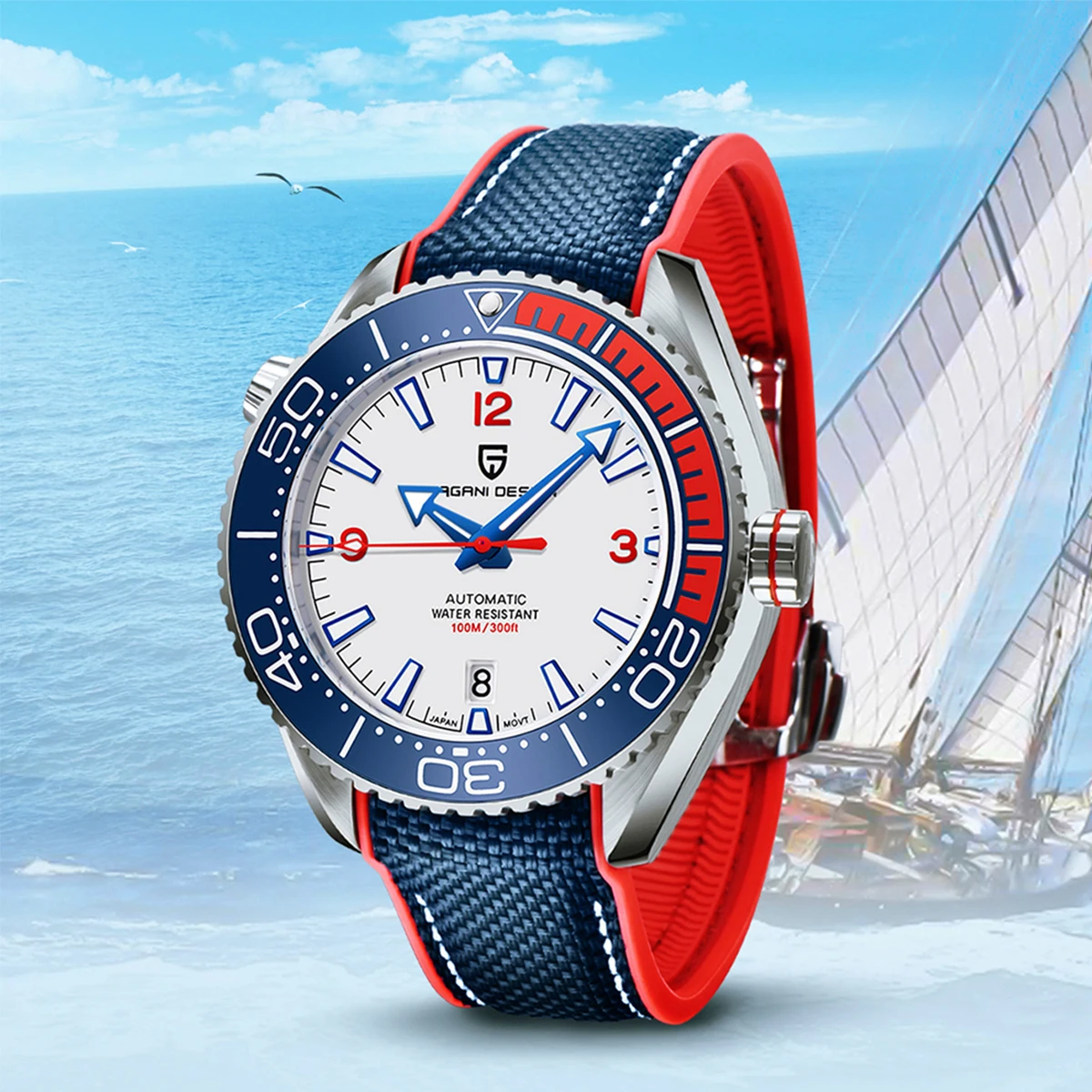 

2024 PAGANI DESIGN 42MM Ceramic Bracelet Men's Mechanical Watch Fashion Sapphire Glass Watch Japanese Movement Automatic Watch