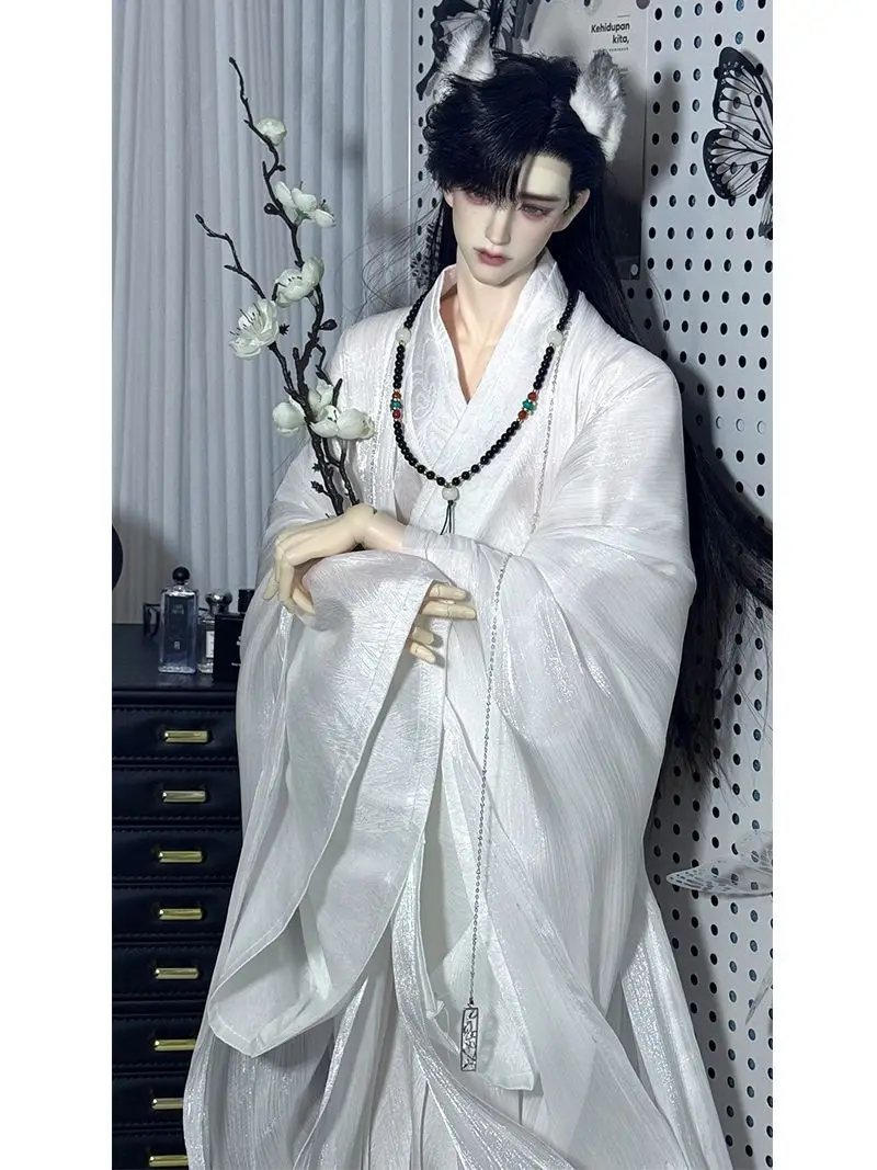 Traje de ropa para muñeca Bjd masculina de 75cm, 77cm, conjunto Hanfu de estilo antiguo, juguetes bonitos, accesorios para vestir, sin muñeca, 1/3