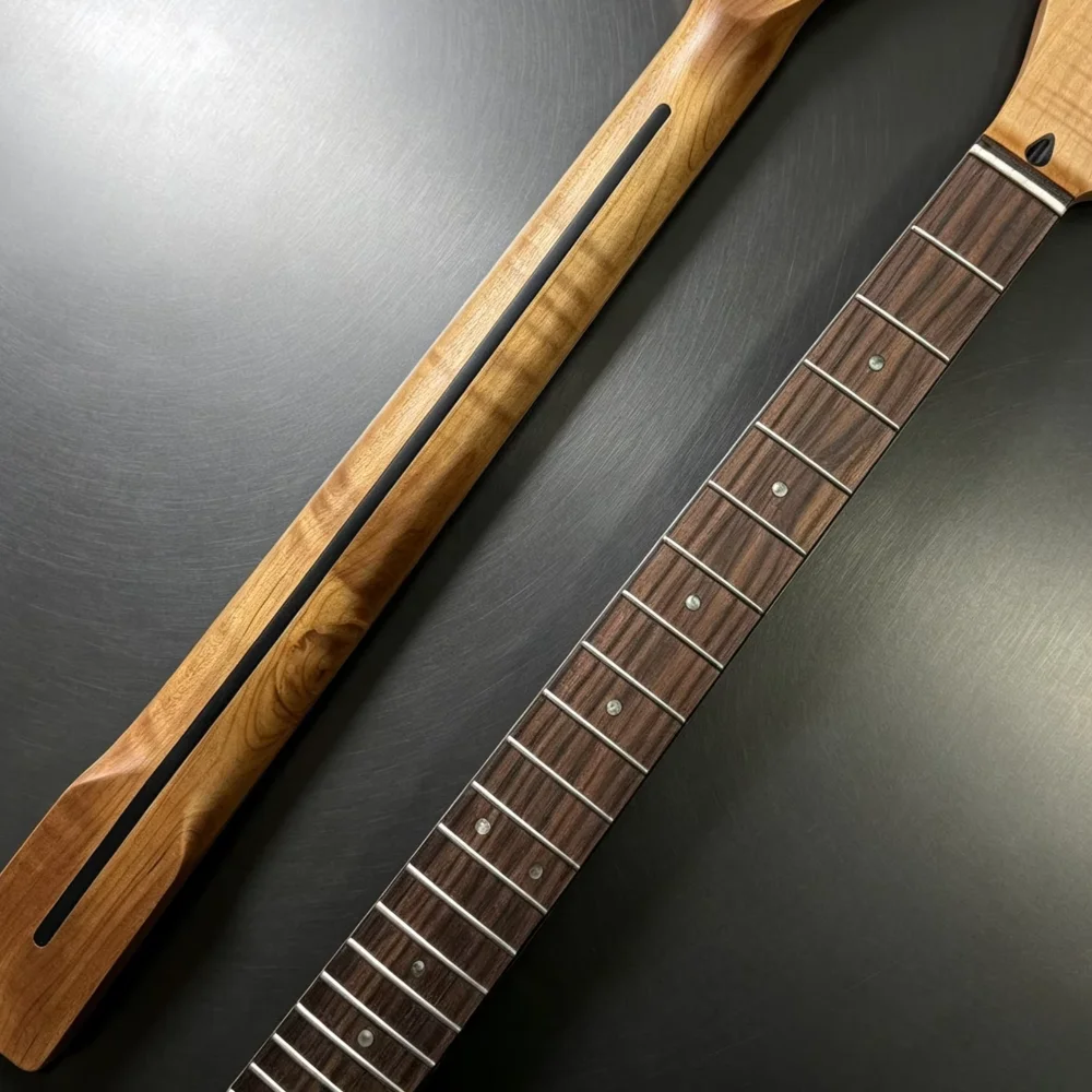 TL Electric Guitar Neck Right Handed  Roasted Maple Wood With Reverse Headstock 22 Frets Rosewood Fingerboard Replacement Part