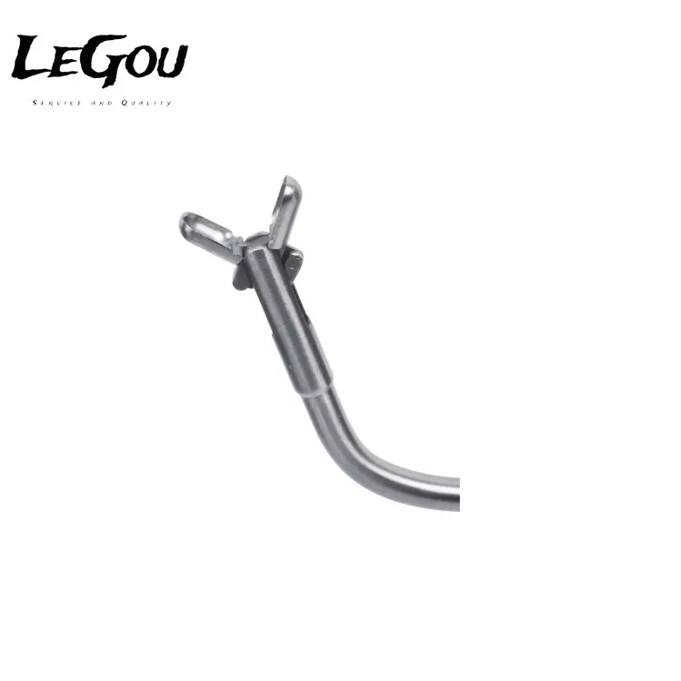 LeGou Professional CE Certified Rotatable Suction Nasal Polyp Forceps for FESS - Disposable ENT Surgical Instrument