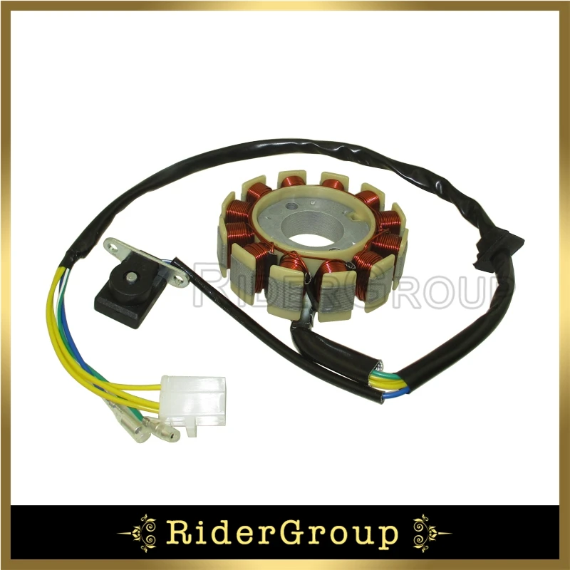 اشتعال مغناطيسي ثابت ل GY6 ، 12 لفائف ، دراجة نارية ، أجزاء مركبة ، 125cc ، 150cc