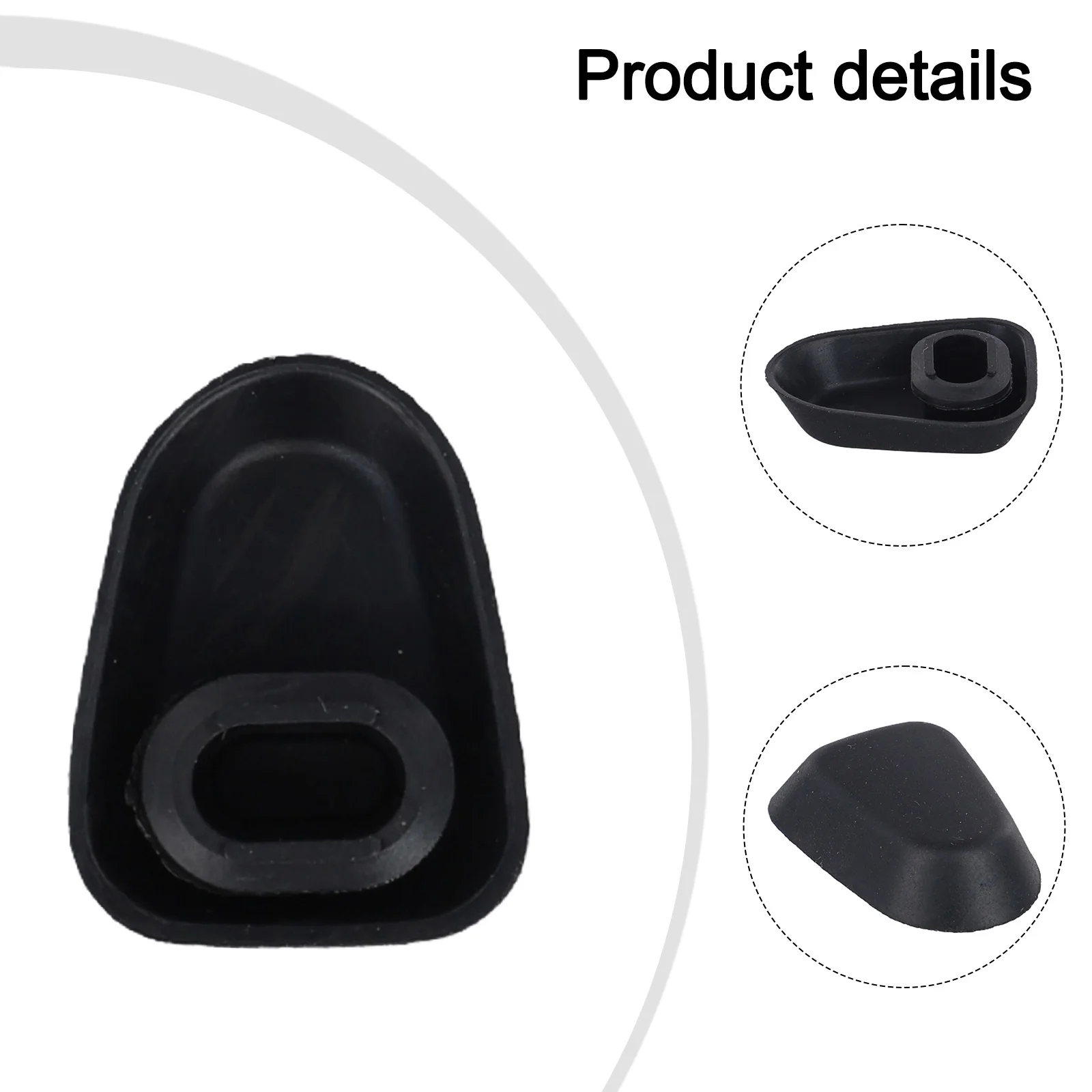 Car Door Handle Cover 5N0837111 Dust Cover Car Repair Vehicle Maintenance High Universality Fitment Made Of Rubber