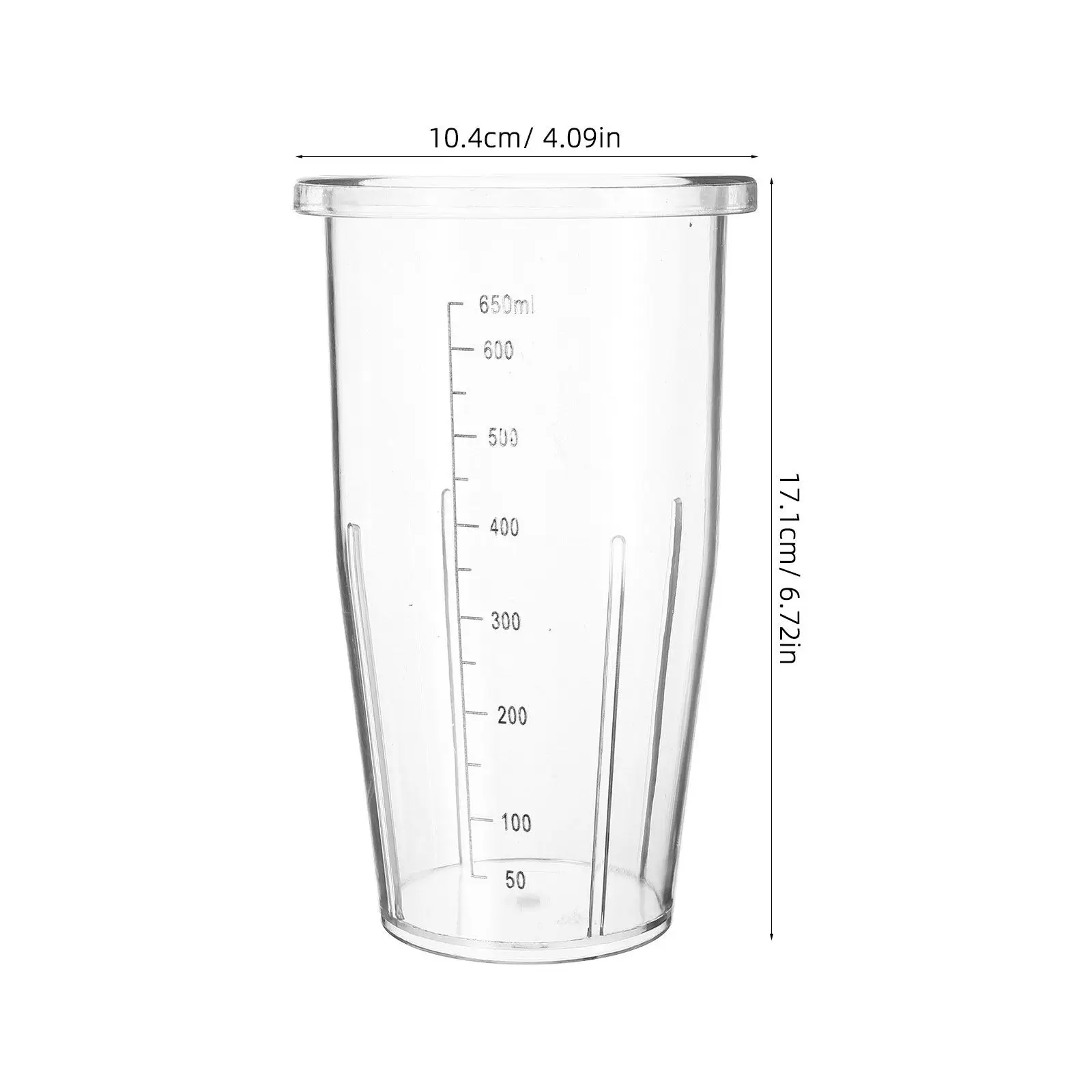 Multifunctional Replacement Mixing Cup Portable Smoothie Blender Cup with Scale Replacement Parts Replaceable Cups