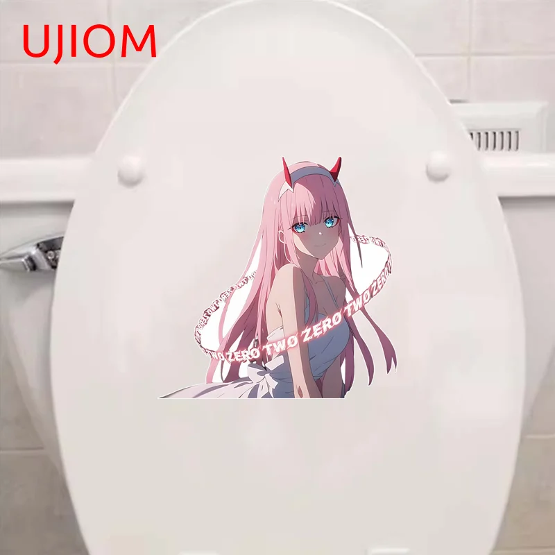 UJIOM Exquisite Enchanting Zero Two Wall Sticker Artistic Attractive Edgy Adhesive Decal Suitable For Kitchen Cupboard Decor