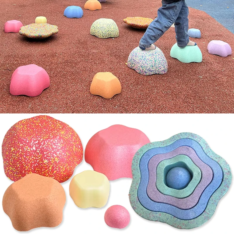 Schiuma Equilibrio Stepping Stone Giocattoli sportivi per bambini Touch Integrazione sensoriale Allenamento Attrezzatura sensoriale Giochi all'aperto per bambini