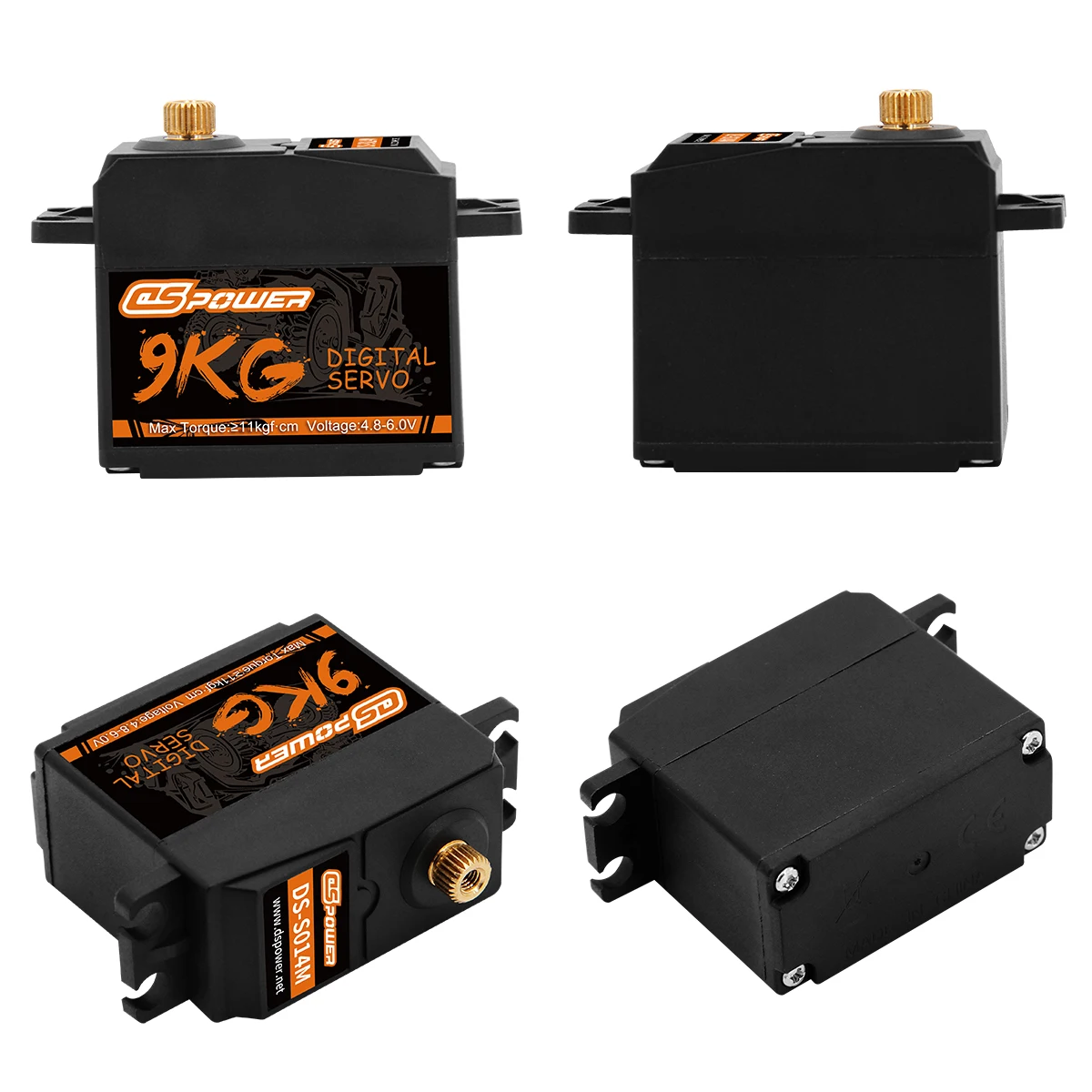 DSPOWER 9KG métal engrenage JR prise étanche numérique Servos pour RC dérive voiture Drone avion avion à voilure fixe Robot jouet accessoires