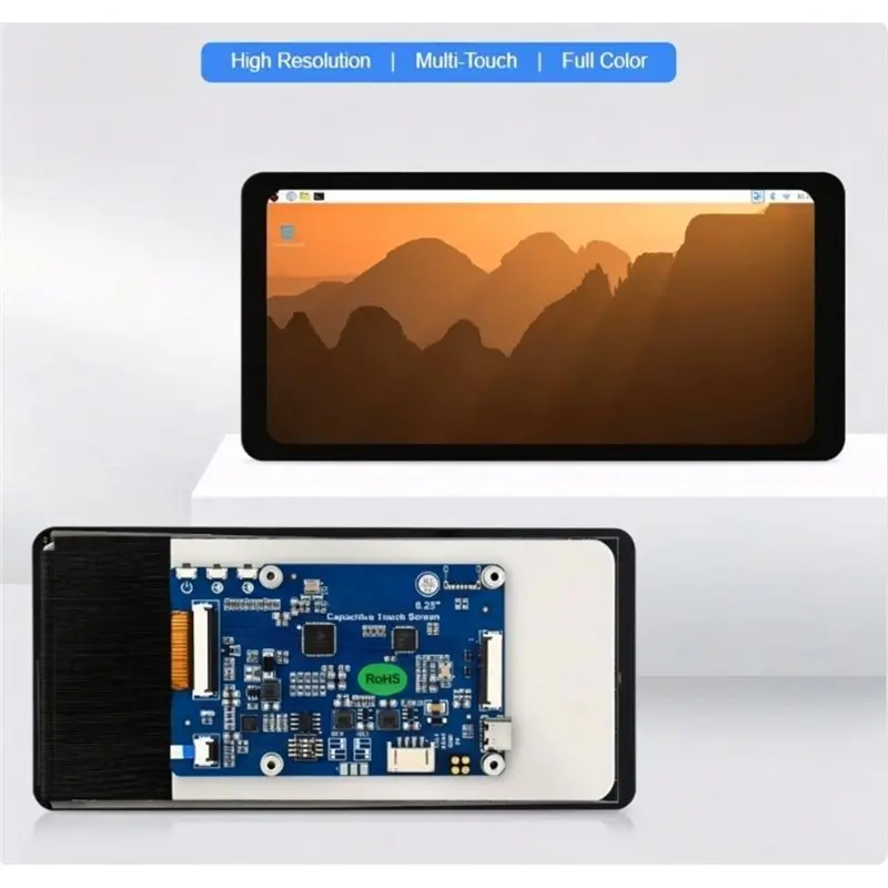 Hot Selling-DSI Capacitive Touchscreen 6.25-Inch, 720X1560 Pixels, Driver-Free Design For Raspberry Pi 5/4/3/Zero Models,DSI Cap