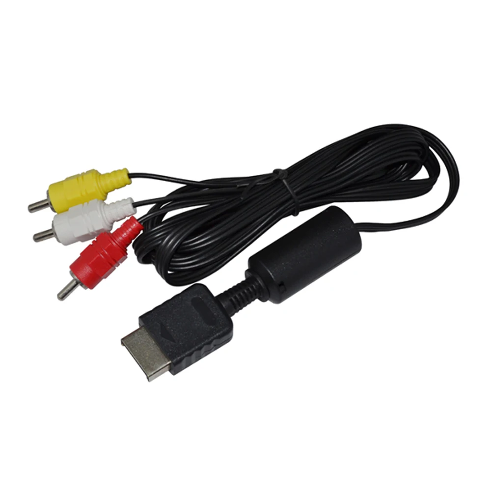 Audio Video AV Cable for for PS2 for PS3  3RCA video cable  game  Full needle