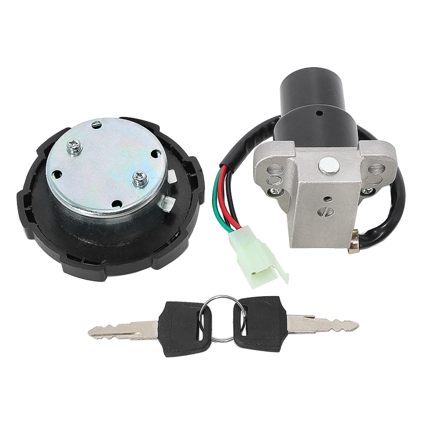 Motorrad-Schlüssel-Set mit Tankdeckel und Zündschalter für Yamaha DT125R 1987-2002 55V-82501-00 3LY-82501-00 3RM-82510-00 34X-82025-01 – Detail 3