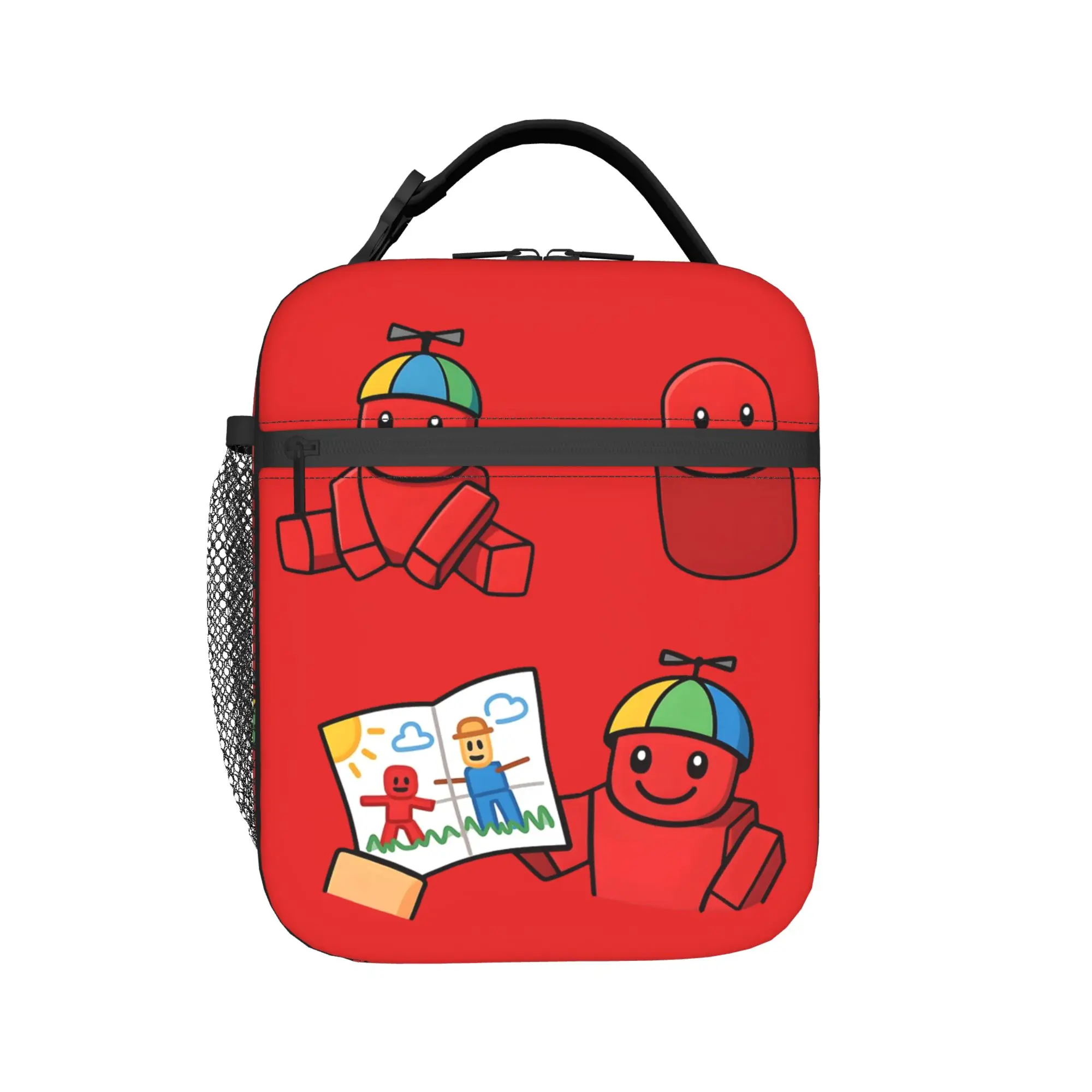 C00lKiddCoolkid Forsakens Chibi Insulated Lunch Bag Thermal Bag Reusable,Meal Container High Capacity Tote Lunch Box Bento Pouch