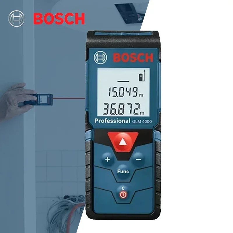 Bosch-glm 4000 Laser Range Finer Fita Medida Digital 40m Distância Medidor Rangefinder Medida Régua Instrumento de Medição
