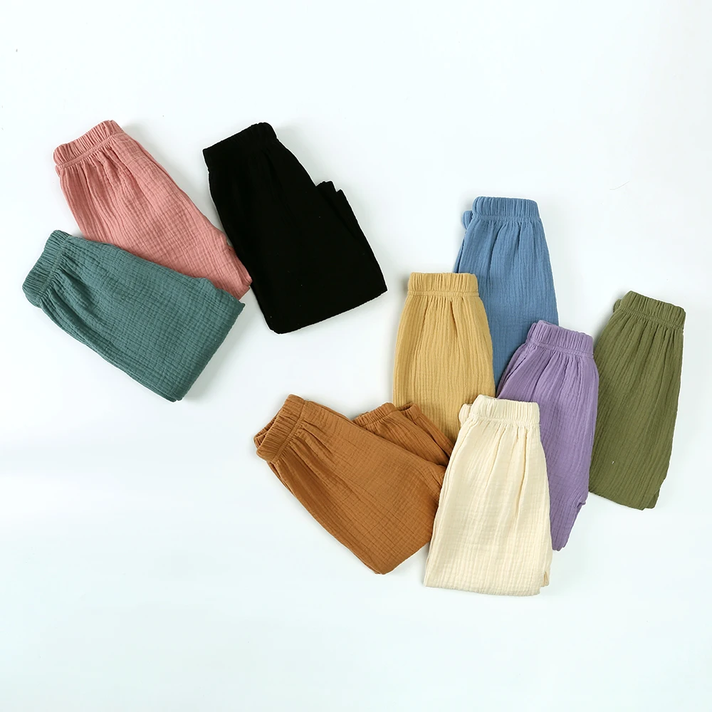 Kids Cotton Harem Pants 3