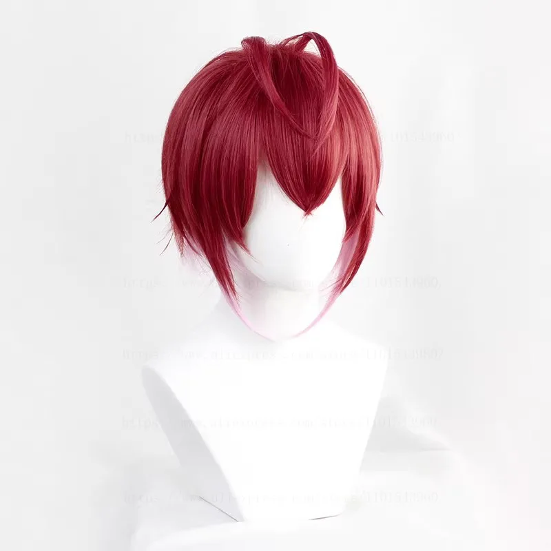 Twisted Wonderland Riddle Rosehearts Cosplay Wig Anime Game Roleplay Party Costume Prop Heat Resistant Synthetic Hair Wigs