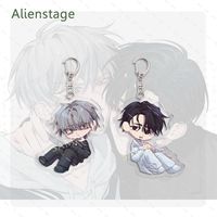 alien stage chain for pants keychain man Acrylic key chain women key holder cute couples keyring Wedding Zinc Alloy porte clef