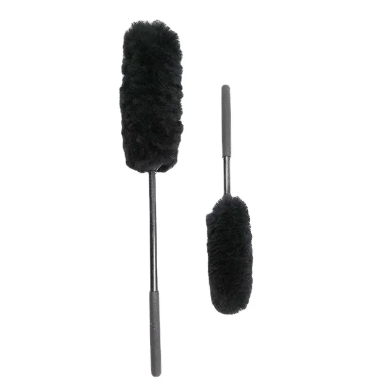 Car beauty brush wheel hub gap details cleaning brush auto parts wool wheel hub car wash brush