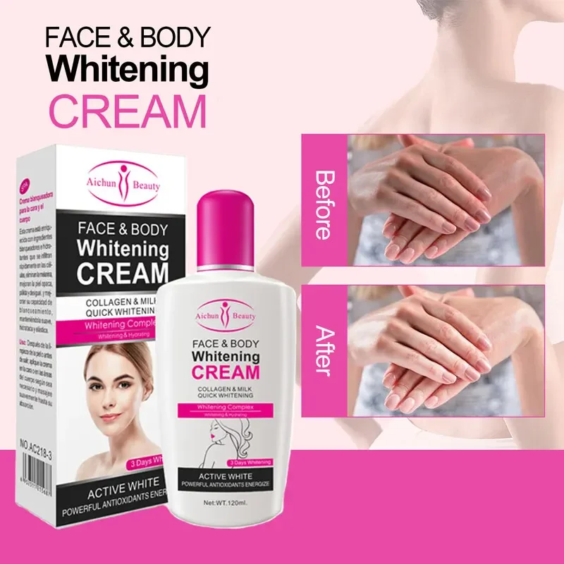 

Collagen Milk Bleaching Face Body Cream Whitening Cream Skin Whitening Moisturizing Body Lotion Skin Lightening Cream Body Care