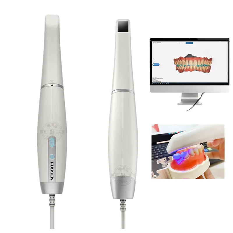 Portable Handheld Fussen Digital Intraoral Scanner System S6000 3D Real Colour Scan for  Orthodontics Restoration