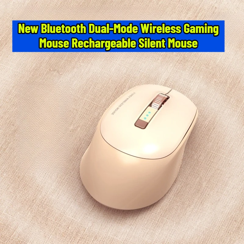 

New Bluetooth Dual-Mode Wireless Gaming Mouse Rechargeable Silent Mouse for Computer and Laptop Wireless Office Mouse