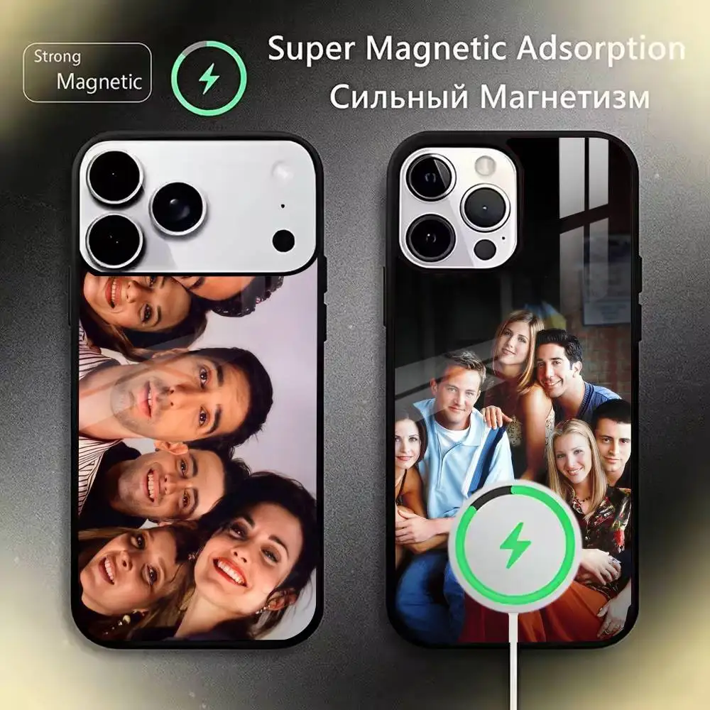 F-Friends Hot TV Show Phone Case For iPhone 11,12,13,14,15,16,17Plus,Pro,Max for Wireless Charging