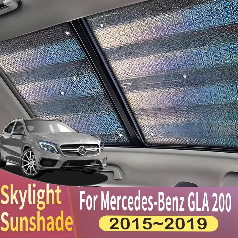 

Sunroof Sunshade Suitable For Mercedes-Benz GLA 200 X156 2015~2019 2018 Car Panoramic Roof Heat Shield Window Sunshade Anti-UV