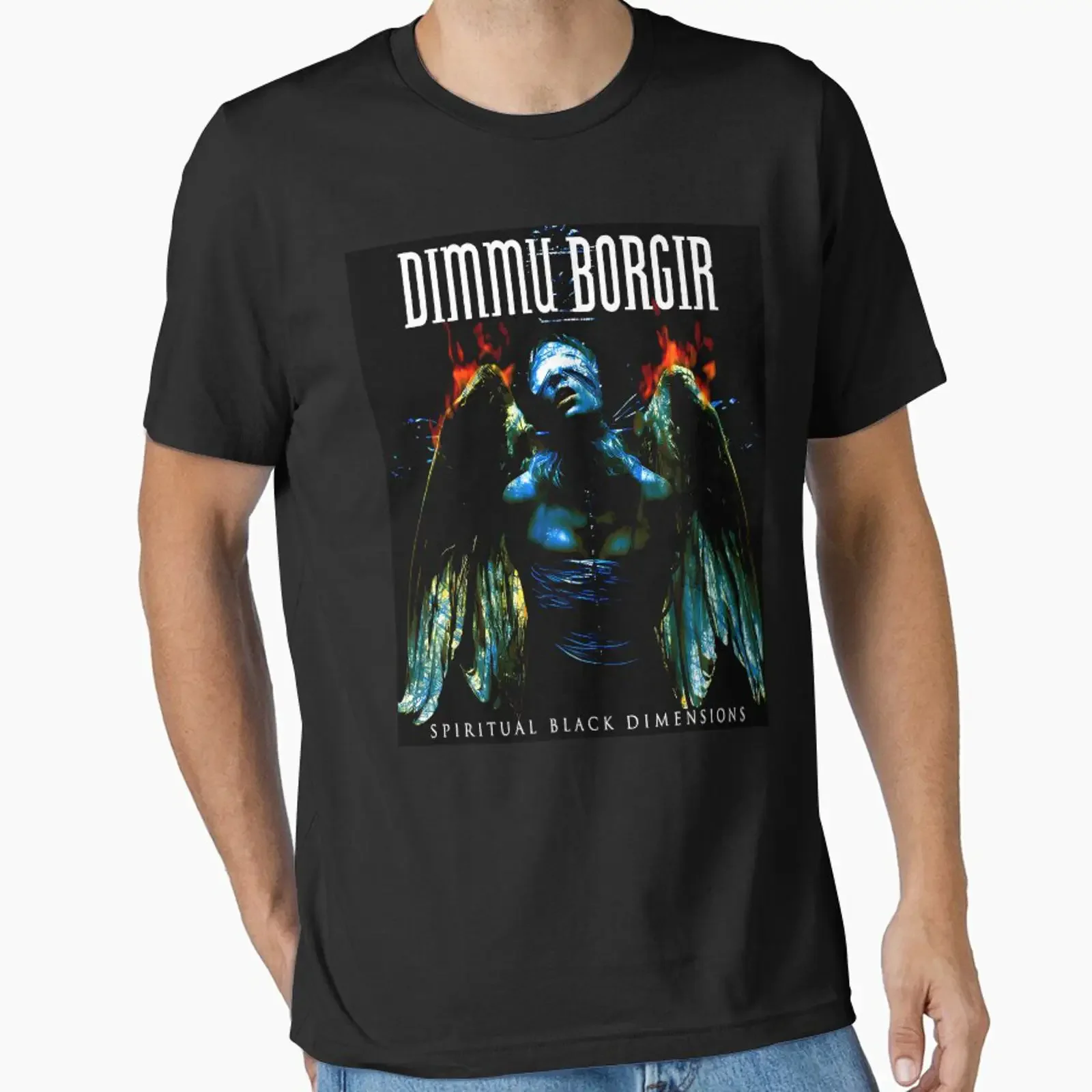 Preview of the artwork by Groupe Dimmu Borgir created and sold persephalette vintage Washed fashion Comfortable