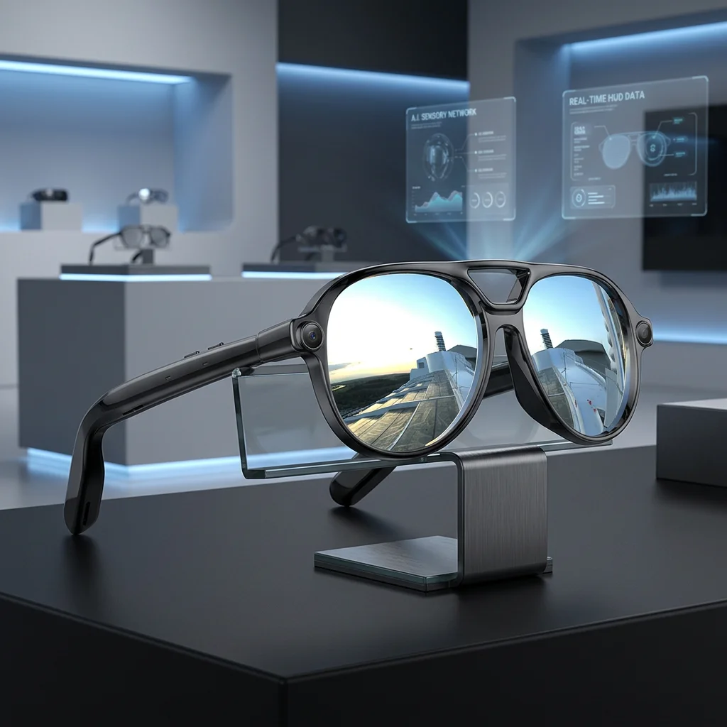 Smart AR Glasses with HD  Touch Control Spatial Audio & Connectivity for Hands-Free Video & Music