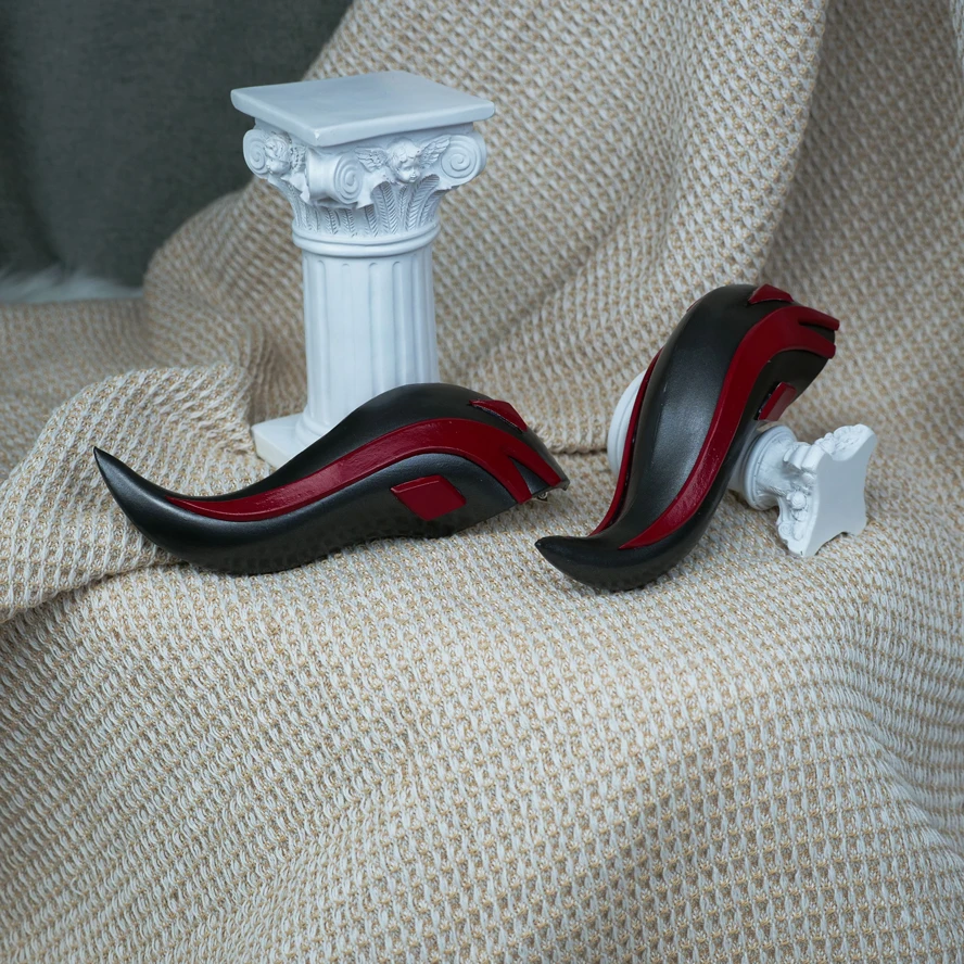 Tocado de cuernos de Arataki Itto para hombres, Disfraces de Halloween, Anime, oveja de coco, accesorios de fiesta