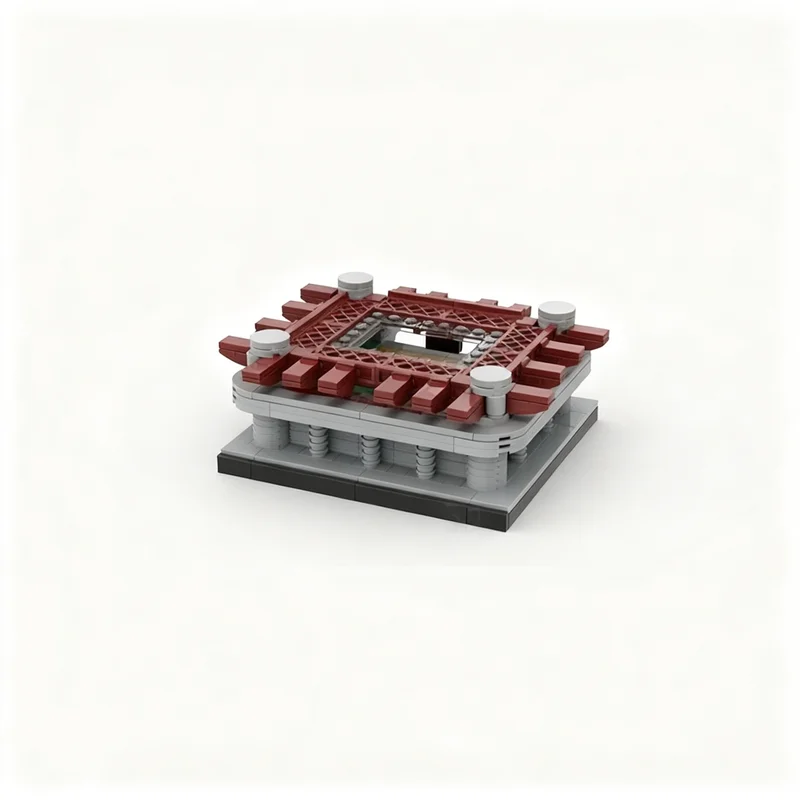 384pcs MOC Milan SAN SIRO Stadium Add Skyline Architecture Model Building Blocks Toy Christmas Gift Education Birthday Kids