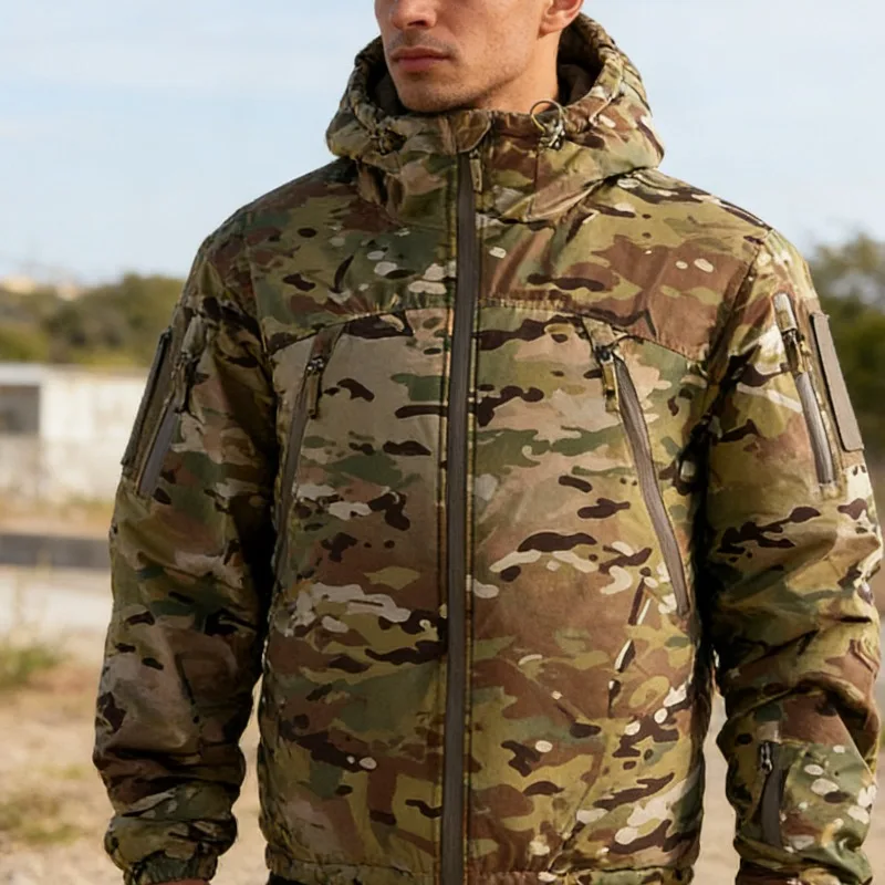 

Мужская тактическая куртка, теплая, износостойкая, ветрозащитная, для активного отдыха, туризма, охоты, многофункциональная мужская тренировочная куртка