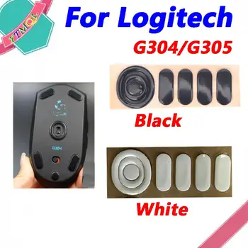 무선 마우스 발 스케이트 패드, 로지텍 G304, G305, 화이트, 블랙, 미끄럼 방지 스티커 교체 커넥터, 인기 판매, 1 세트