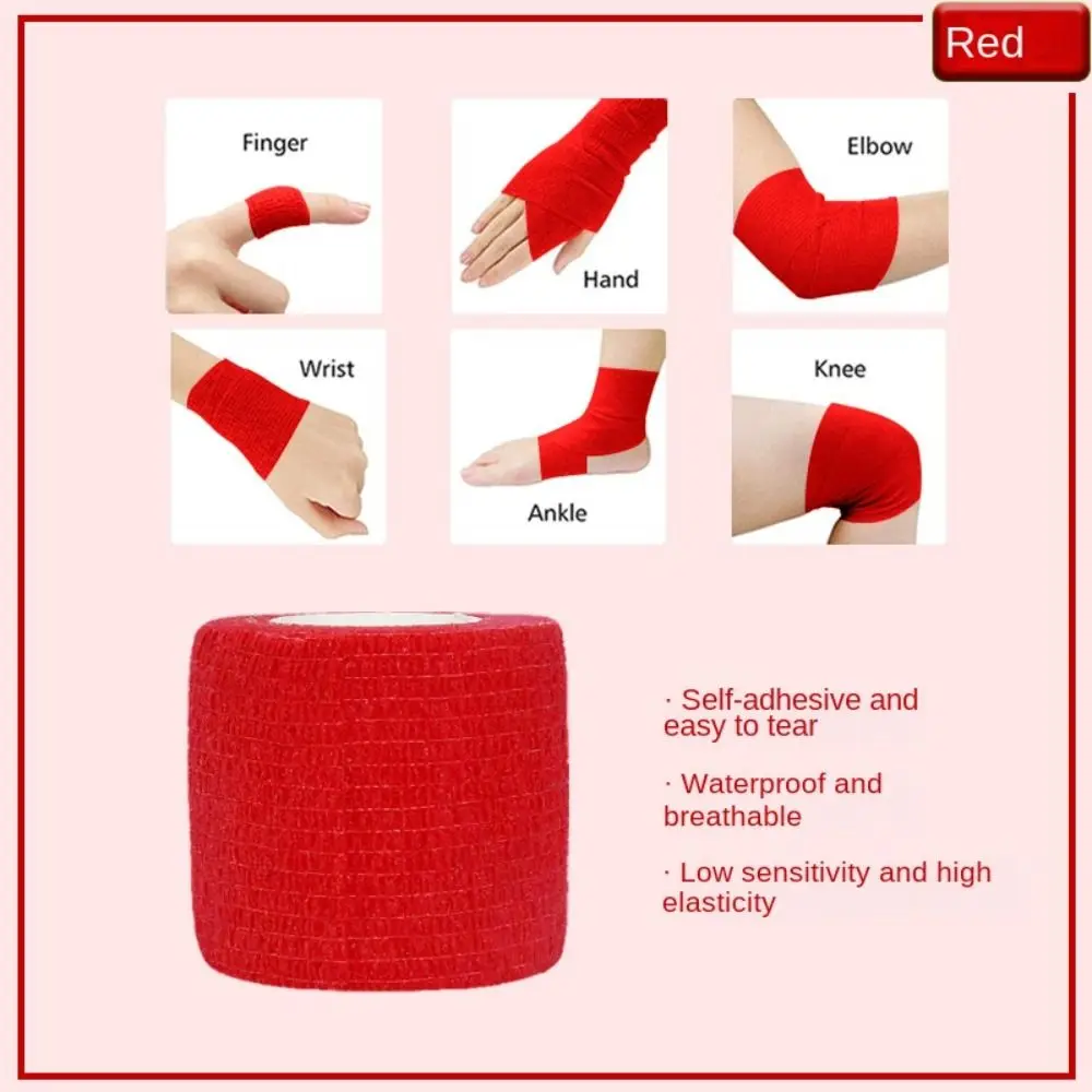 Elastic Self Adhesive Bandage Elastoplast Prevent chafing Elastic Bandage Colorful Self Adhesive Colorful Athletic Bandage Ankle