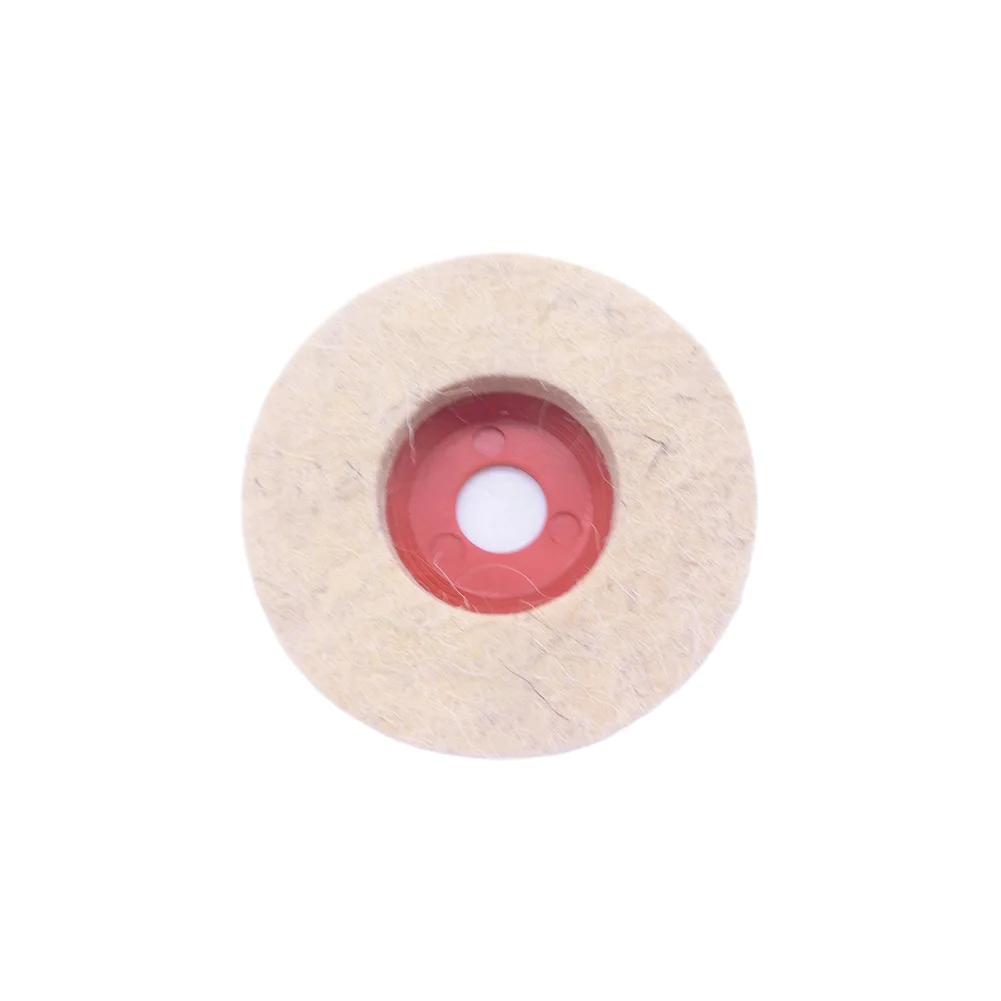 Wool Felt Buffing Pads Set 3 26inch Diameter Polishing Wheels for Angle Grinders Suitable for Metal Marble Glass Wood