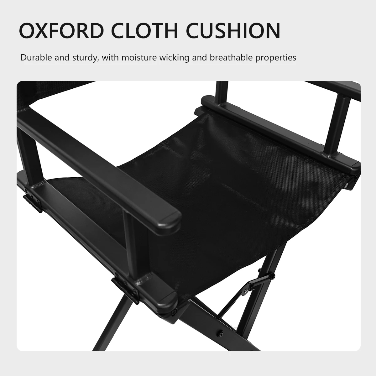 Barbershop Folding Chair Aluminum Alloy Outdoor Camping Seat Professional Makeup Director Chair Salon Outdoor Seat Tool Supplies