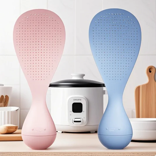 For Cooking Every Time Kitchen Items Cookware Plastic Rice Spoon Paddles-Perfect Rice Spoon Home Kitchen Non Stick And Standing