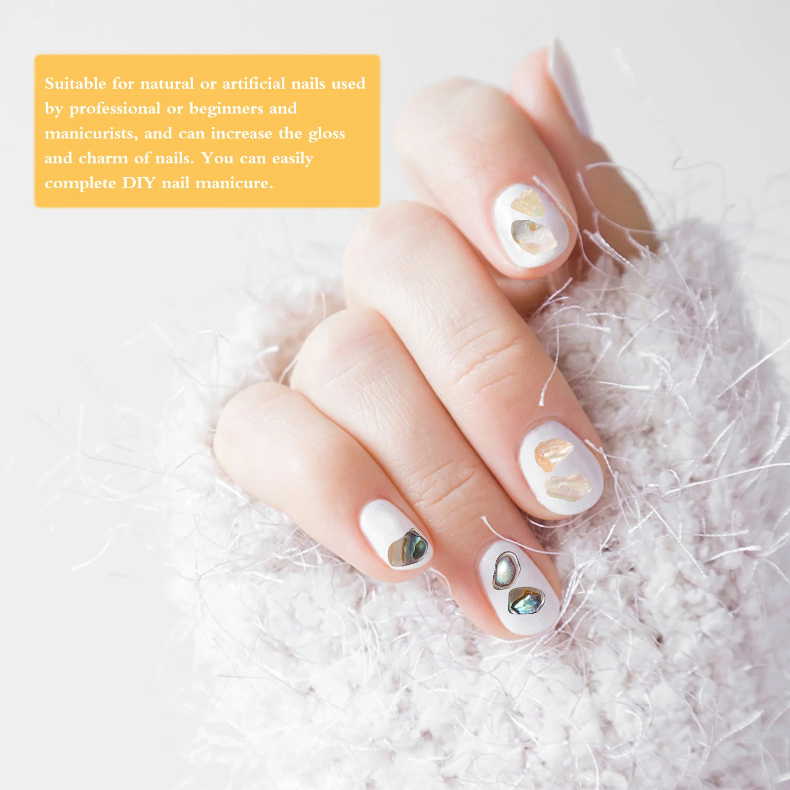 

5 Pcs Nail Stickers DIY Decor Decoration Glitter Artaccessories Charms Decorations